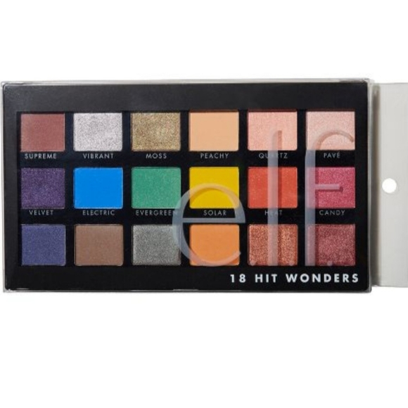 e.l.f 18 Hit Wonders Eyeshadow Palette, 18 shade ,matte Satin& Shimmer - Picture 2 of 4